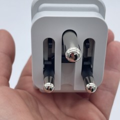 Foldable South Africa Travel Plug Adapter, Type M Power Adapter White