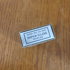 Neva-Clog DJ-340 Staples Box of 5000 for J-30 J-60 J-56R Stapling Pliers