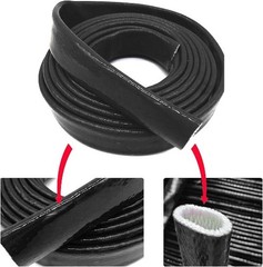 1/2″(12.7mm)ID Fire Sleeve Heat Sleeve Heat Shielded Fire Thermo Armor Silicone