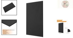 Black UHMW Sheet – 6″ x 8″ x 1/16″ – Ideal for Crafts & Industrial Use