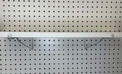 ProCraft Brand (2 Pack) Metal 12 Inch Shelf Bracket Garage Peg Hanger Silver