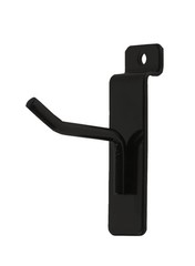 SSWBasics Slatwall Accessories: 2″ Black Slatwall Hooks, 25 Count – Premium