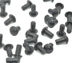 Push in Rubber Feet Fits 5/32″ Hole x 1/16″ Tall x 5/16″ Diameter Dome Head