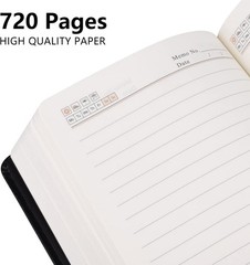 Vintage Believe Notebook Thick Blank Paper Notepad Leather Journal Diary Book