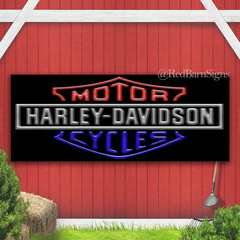 Harley-Davidson Indoor Outdoor Banner Sign with grommets
