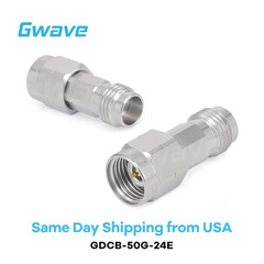 DC Block on Inner Conductor 2.4mm Male to 2.4mm Female (10 MHz – 50GHz)