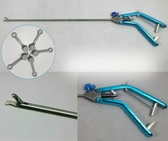 1PCS Laparoscopic Store Type Needle Holder Curved Jaw With Washer Instruments CE