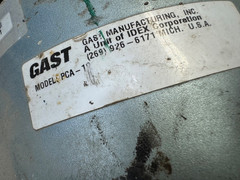 Gast Pca-10? Piston Pump Sep Drive !!!!!!Read Discription!!!!!! might be good!!!