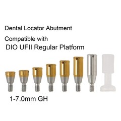 Dental Titanium Abutment Male Cap Inserts Fits Major ZEST locator Implant System