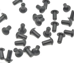 Push in Rubber Feet Fits 5/32″ Hole x 1/16″ Tall x 5/16″ Diameter Dome Head