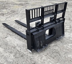 Pro Works 72″ Long 8,000 Pound Class III Pallet Forks Skid Steer Attachment