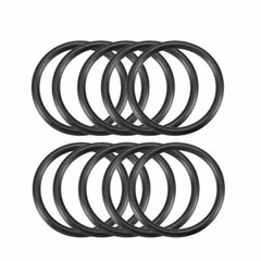 30mm Inner Dia 3mm Thick Rubber O-ring Oil Seal Gaskets Black 10pcs