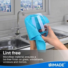 Microfiber Cleaning Cloth Set of 50 Towel Rag Car Polishing Detailing No-Scratch