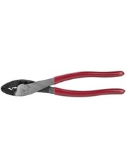 Klein Tools 1005 Crimping Cutting Tool 10-22 AWG Alloy Steel Hand Powered