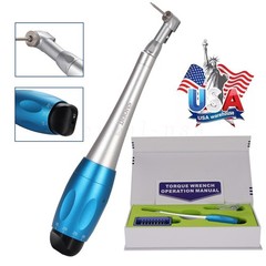 Dental Universal Implant Kit Torque Wrench Contra Angle Handpiece & 16 Drivers