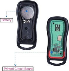 Keyless Entry Remote Control for Infiniti, Nissan Altima, Maxima, Armada, 2 Pack