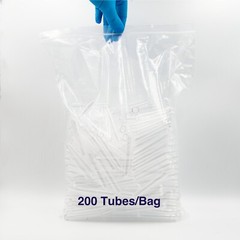 Kashi Scientific 16x100mm Tubes, Polypropylene / Polystyrene, U- Bottom, 200/Bag