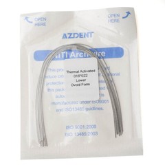 AZDENT Dental Orthodontic Heat Thermal Activated Niti Rectangular Arch Wires