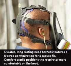 NEW! 3M FF-401 Ultimate FX REUSABLE FULL FACE RESPIRATOR MASK FACEPIECE SMALL