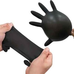 100/50/20PCS Black Gloves Thickened Disposable Gloves for Cleaning Hairdressing