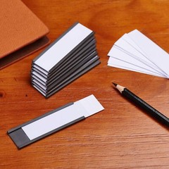200 Pieces Magnetic Label Holders with Magnets Data Card Holders…