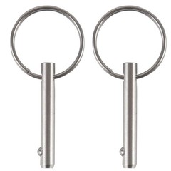 4 Pack Small Quick Release Pin, Diameter 3/16″, Usable Length 0.95″, Full 316…