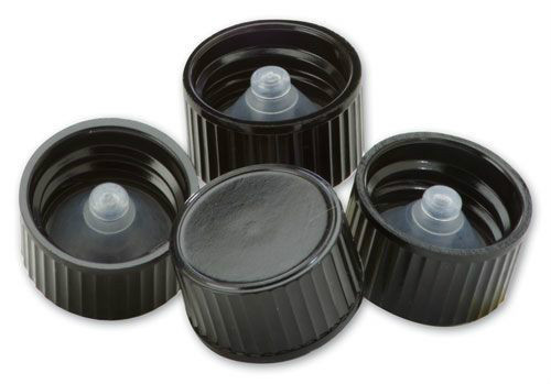 PolySeal Black Cone Lined Caps (25-50-100 count)