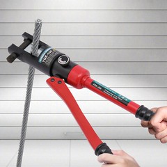 12 Ton Hydraulic Wire Crimper Crimping Tool Battery Cable Lug Terminal W/20 Dies
