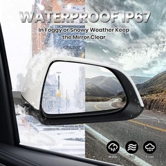 Right Passenger Side Mirror Compatible with Tesla Model 3 2017-2023 Replacement