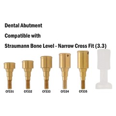 Dental ITI Straumann Healing & Locator Abutments Open/Closed Tray Post NC/RC Cap