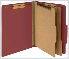 Blue Summit Supplies 12 Pressboard Folders With Fasteners Assorted Colors