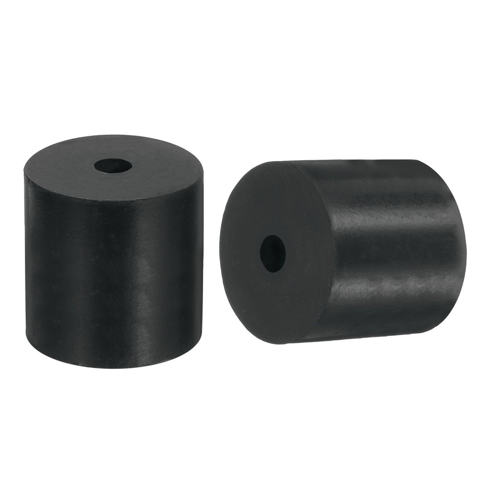 2Pcs Thick Rubber Spacer 2 Inch OD x 1/2 Inch ID x 2 Inch Thickness
