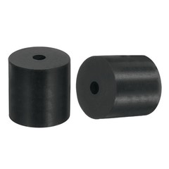 2Pcs Thick Rubber Spacer 2 Inch OD x 1/2 Inch ID x 2 Inch Thickness