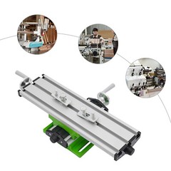 2 Axis Cross Slide Compound Bench Drill Vise Multifunction Milling Working Table
