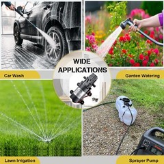 12V DC Water Transfer Pump 4.5 L/Min 1.2 GPM 80 PSI