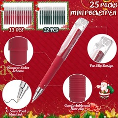 25 Sets Small Notebook with Pen Bulk 5.6” x 3.7” Mini Notebooks and Pens Le…