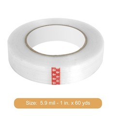 10 Rolls Filament Reinforced Strapping Fiberglass Tape 5.9 mil – 1 in. x 60 yds