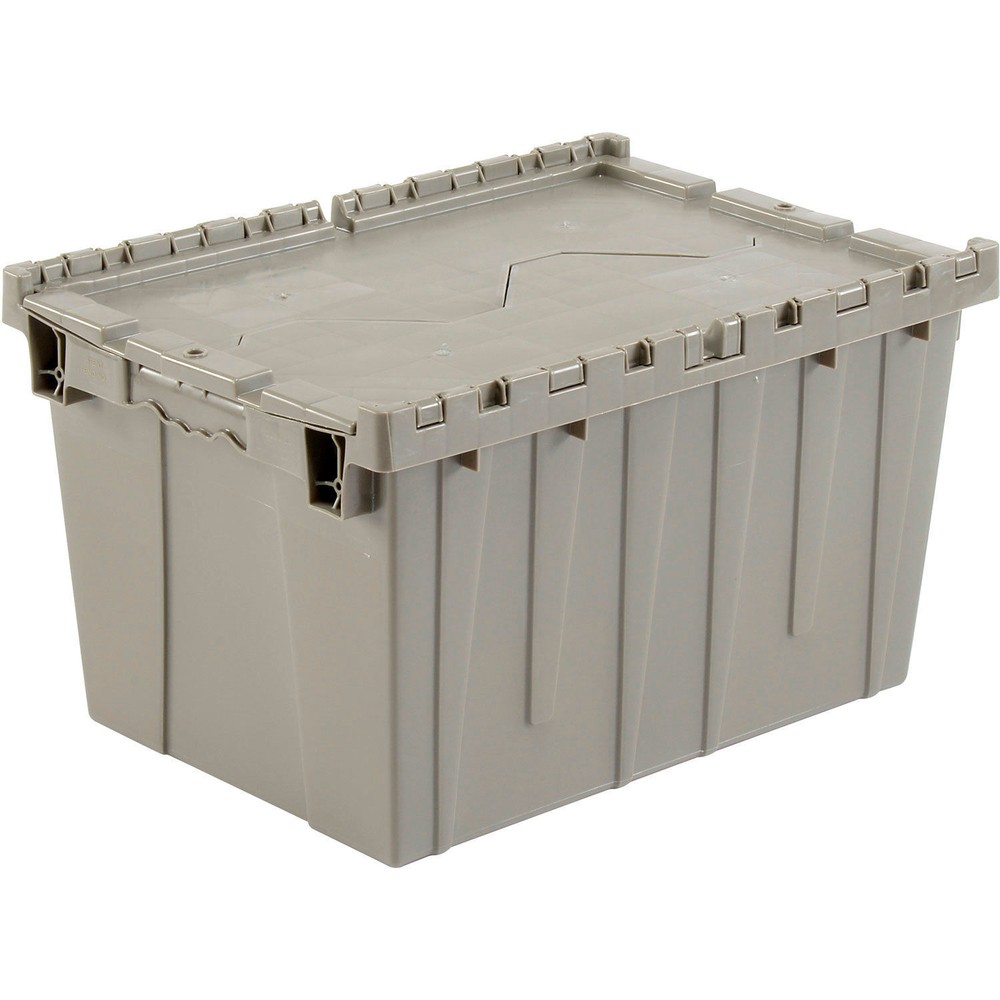 Global Industrial Distribution Container With Hinged Lid 21-7/8×15-1/4×12-7/8