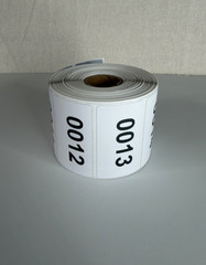 1000 Labels Consecutive Number Inventory Stickers Labels 2.25″ x 1.25″ 0001-1000