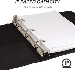 Vintage Style 3 Ring Binder 5.5×8.5 Inches