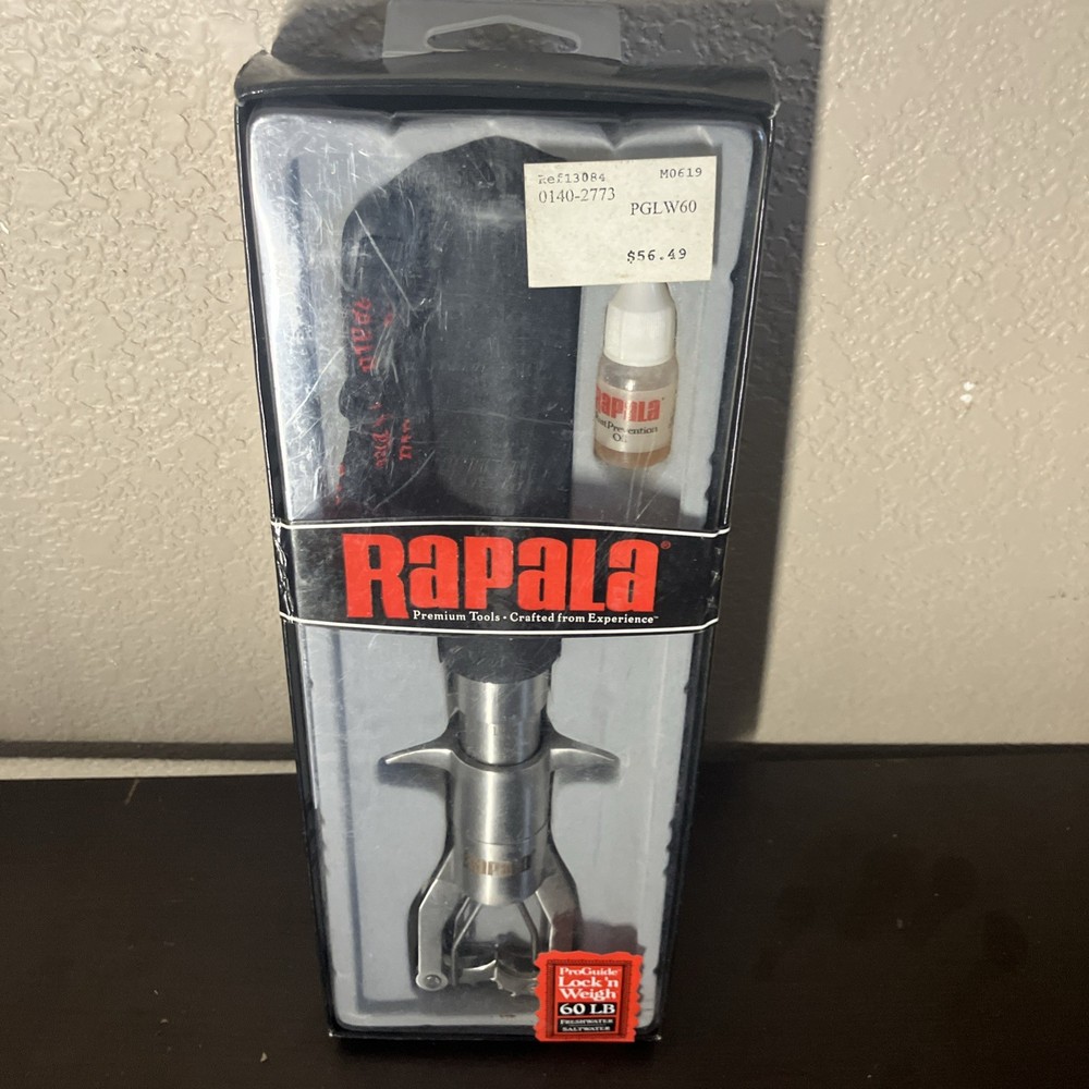 50lb Rapala Mechanical Tube Scale Heavy Duty Fishing Spring Tension Weighing