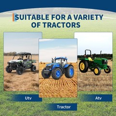 60″ Landscape Rake | Fits 2″ Receiver, for Lawn Tractors & ATV/UTV