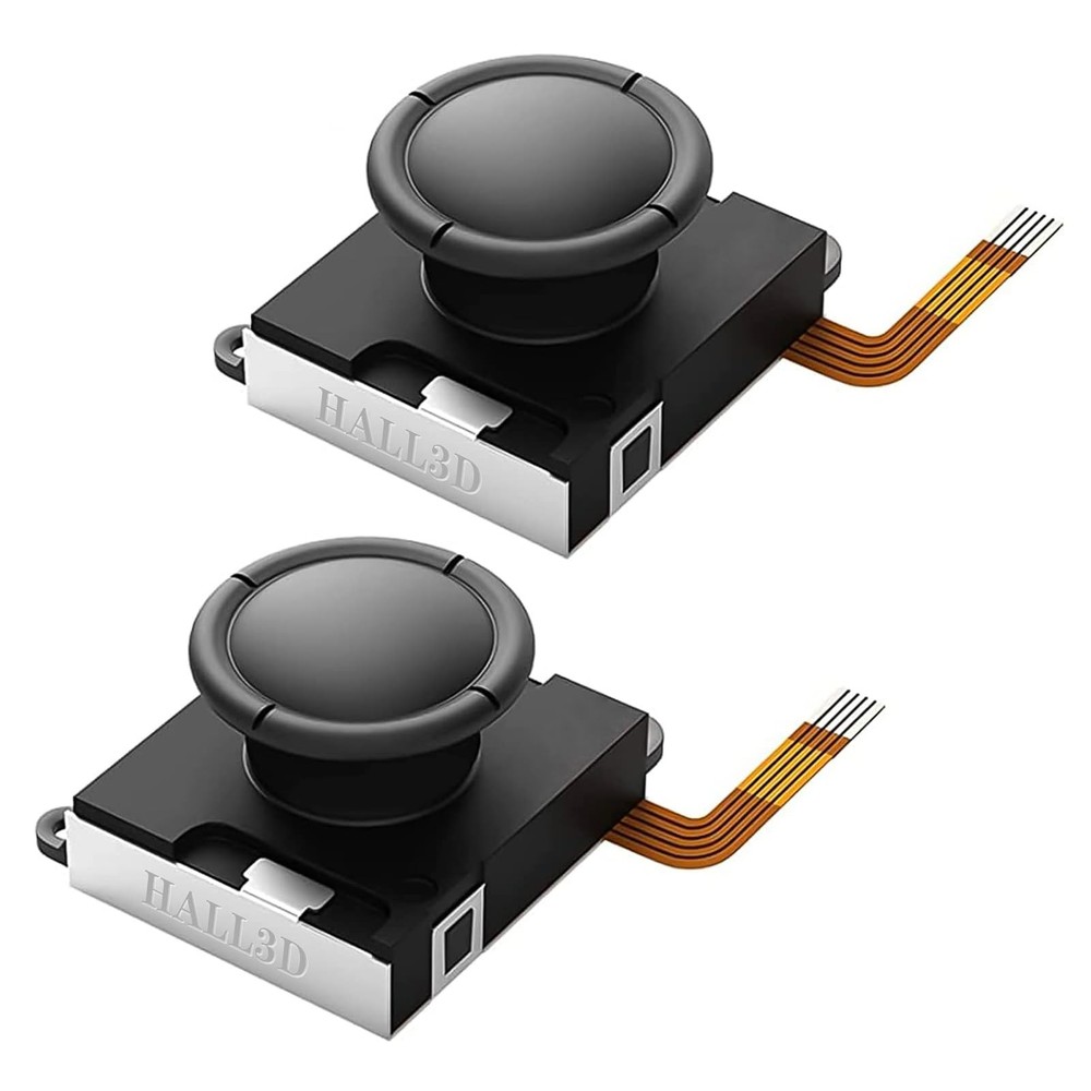BRONAL TMR Hall Effect Joystick Compatible with Joycon [No Black NS40 Single