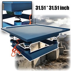 31.5 in Electric Cement Screed Concrete Vibrating Table w Thickened Steel Frame