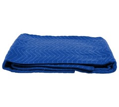 6Pk 72″x80″ (85 lb./dz. Wt) Furniture Blue Moving Blankets Pads Woven Polyester