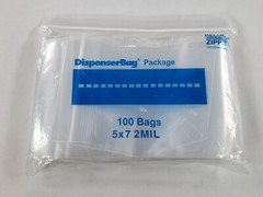 Lot Of 10 Packs Reloc Zippit Clear Zip Seal Lock Poly Bags 2 Mil 5″X7″ 100/Pack
