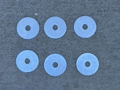 Sandbaggy 5/16” x 1-1/2” Galvanized Fender Washer (Zinc Plated)