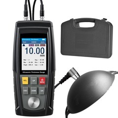 2.5MHz Ultrasonic Thickness Gauge Min/Max 1500 Sets Data Storage 0.04 – 11.81 in