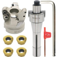 Durable 50mm Face Mill Cutter with Alloy Blade & Spanners for Precision Work