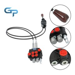 Hydraulic Remote Control Valve 2 Spool 21 GPM Easy Installation Kit